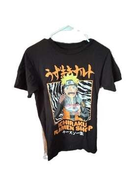 Naruto Shippuden Collection Ichiraku Ramen Shop Graphic T-Shirt Size S